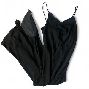 Vtg 90s City Triangles Witchy Black Dress Size 11/12